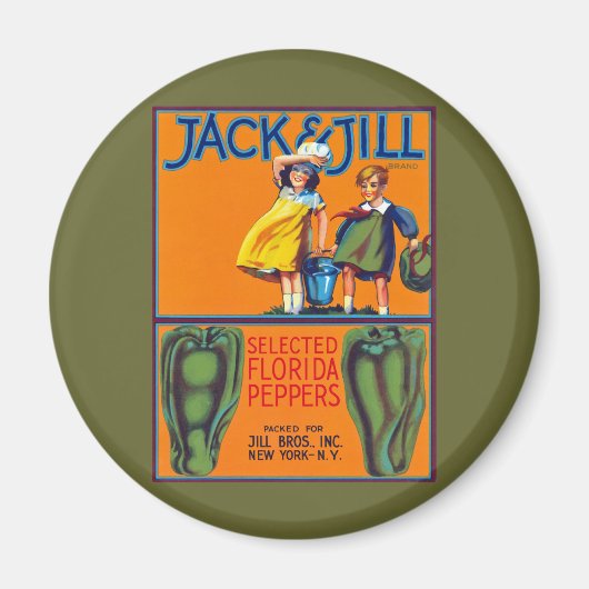 Jack & Jill Florida Peppers Magneet (Voorkant)