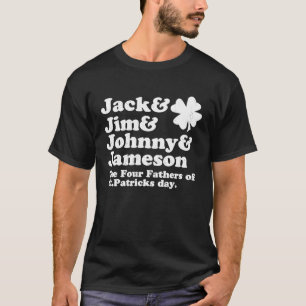 Jack Jim Johnny Jameson Vader van St Patrick Day T-shirt