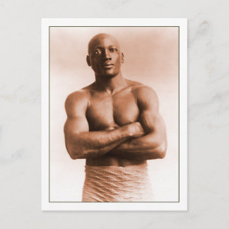 Jack Johnson American Boxer  Photo Gay Briefkaart