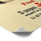 Jack Johnson Arthur Cravan Fight Poster (Hoek)