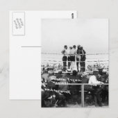 Jack Johnson vs. Fireman Jim Flynn Boxing: 1912 Briefkaart (Voorkant / Achterkant)