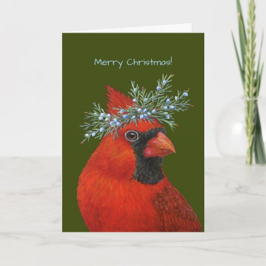 Jack la carte cardinale de Noël (Devant)