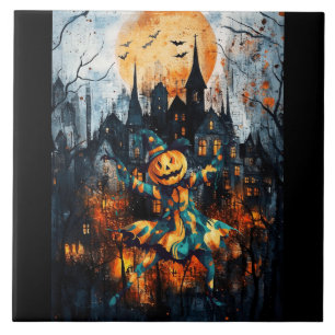 JACK LANTERN KAN NIET WACHTEN OP HALLOWEEN TEGELTJE