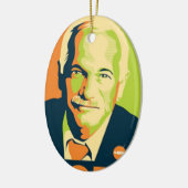 Jack Layton HerdenkingsorMenings Keramisch Ornament (Links)