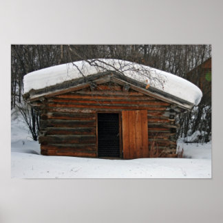 Jack London's Log Cabin Poster