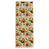 Jack-o-Ghost Geel Wijn Cadeautas (Achterkant)