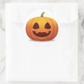 Jack-o-lantaarn Halloween Pumpkin Classic Sticker (Tas)