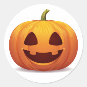 Jack-o-lantaarn Halloween Pumpkin Classic Sticker