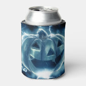 Jack-o-lantaarn in de regen blikjeskoeler (Blikje Voorkant)