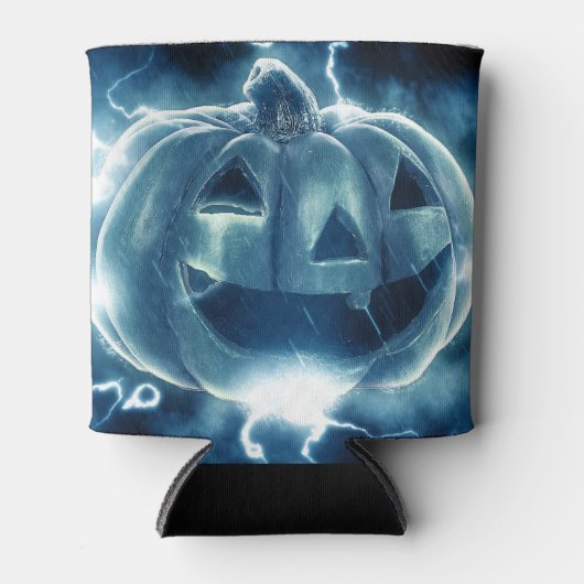 Jack-o-lantaarn in de regen blikjeskoeler (Voorkant)