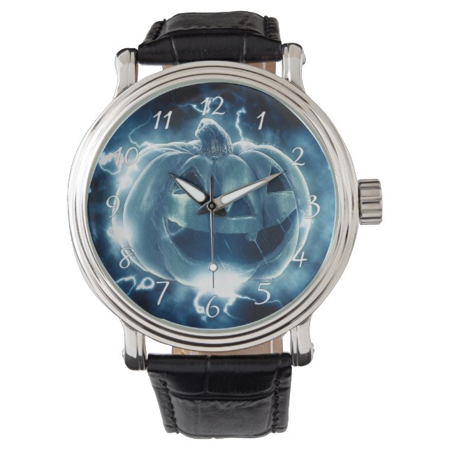 Jack-o-lantaarn in de regen horloge (Voorkant)