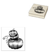 Jack-O-Lantaarn Rubberstempel (Gestempeld)