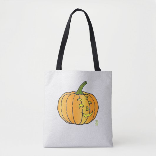 Jack-o'-lantaarn Trick or treat Tas (Voorkant)