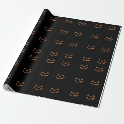 Jack-o'-lantaarns Cadeaupapier (Uitgerold)