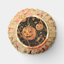 Jack-o-lantaarns op de wijnstok