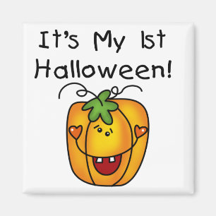 Jack O Lantern 1st Halloween T-shirts en Gifts Magneet