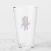 Jack-o'-Lantern Astronaut Glas (Achterkant)