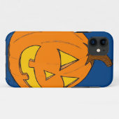 Jack o' Lantern Blue iPhone 5 Coque (Dos (Horizontal))