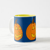 Jack o' Lantern Blue Mug (Devant gauche)