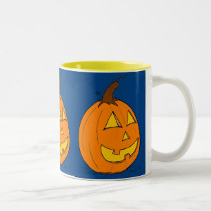 Jack o' Lantern Blue Mug