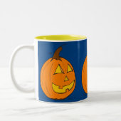 Jack o' Lantern Blue Mug (Gauche)