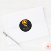 Jack-o'-lantern Boo Étiquettes de adresse (Enveloppe)