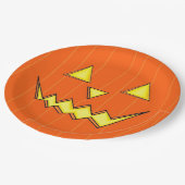 Jack-O-Lantern Borden voor Halloween Party Papieren Bordje (Gekanteld)
