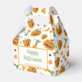 Jack-o-Lantern & Botten Spooky Custom Halloween Bedankdoosjes (Voorkant Zijde)