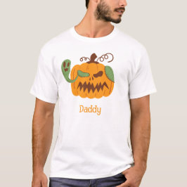 Jack-o'-Lantern & Botten Spooky Halloween Dad T-shirt