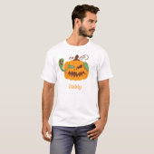 Jack-o'-Lantern & Botten Spooky Halloween Dad T-shirt (Voorkant volledig)