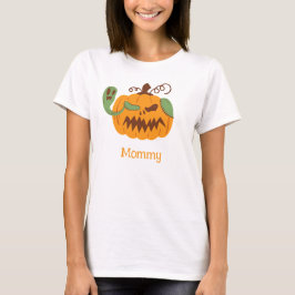 Jack-o'-Lantern & Botten Spooky Halloween Mom T-shirt