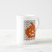 JACK-O-LANTERN BREI Bone China Mok (Voorkant rechts)