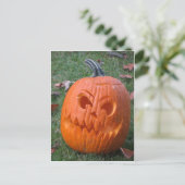 Jack O Lantern Briefkaart (Staand voorkant)