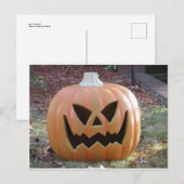 Jack-O-Lantern Briefkaart (Voorkant / Achterkant)