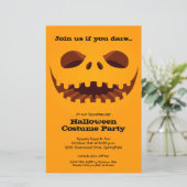 Jack o' Lantern Budget Halloween Uitnodigingen (Staand voorkant)