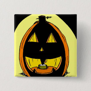 Jack o' Lantern Button