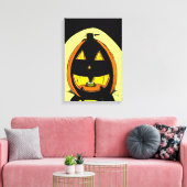 Jack o' Lantern Canvas Afdruk (Insitu (Woonkamer))
