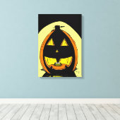 Jack o' Lantern Canvas Afdruk (Insitu (Houten vloer))