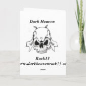 Jack O. Lantern - carte de Halloween Greating (Dos)