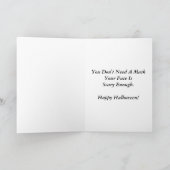 Jack O. Lantern - carte de Halloween Greating (Intérieur)