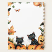 Jack-o'-lantern, Chats noirs et Écarce (Dos)