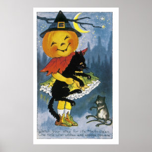 Jack o' Lantern Child Poster