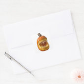 Jack-O-Lantern Envelope Seals Vierkante Sticker (Envelop)