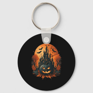 Jack O' Lantern Face Halloween Pumpkin Spooky Sleutelhanger
