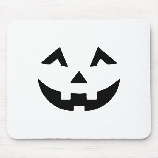 Jack O Lantern Face Pumpkin Eyelashes Hallowen Cos Muismat (Voorkant)