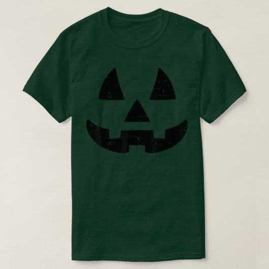 Jack O Lantern Face Pumpkin Hallowen T-Shirt (Design devant)