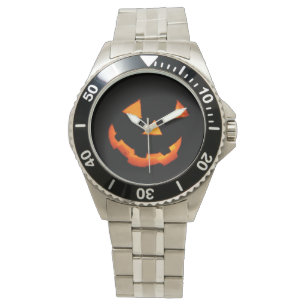 Jack-o'-Lantern Face watch Horloge