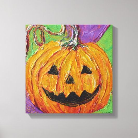 Jack-O-Lantern Galerij Wrap Canvas Print (Voorkant)