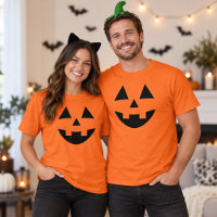 Jack O Lantern Gezicht Oranje Koppels Halloween