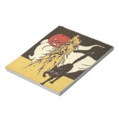Jack O' Lantern Ghost Black Cat Cornstalk Notitieblok (Gedraaid)